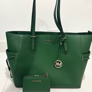 Michael Kors Emerald Green Tote